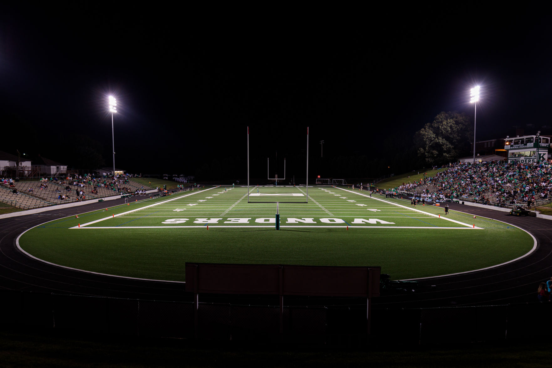 The A.L. Brown Wonders host the Gastonia Ashbrook Greenwave on a brand new field in their season opener.